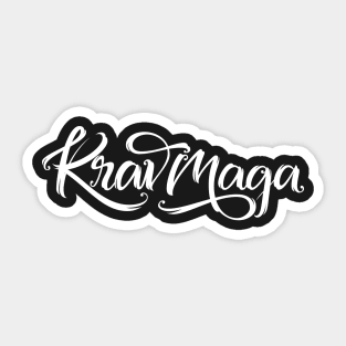 Krav Maga Script Sticker